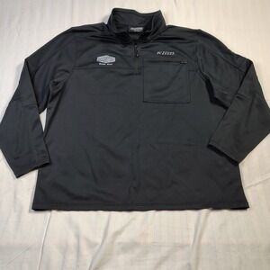 Klim Glacier 1/4 Zip Pullover Mens 2XL Black Allsport Dealer Staff Embroidered